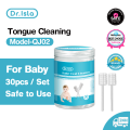 Dr. Isla QJ02 Swab 30PCS Set Newborn Tongue Cleaner By Disposable Mouth Wipes Soft Clean Hygiene Toothbrush Pembersih Mulut Bayi Baby Oral Cleaning Cotton Brush. 