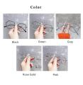 -0.75 -1.25 -1.75 -2.25 -2.75 Finished Myopia Women Round Anti Blue Light Nearsighted Glasses With Minus Grade. 