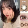 Mrs.H Hot Sale Natural Gray Brown color Contact Lens Fashion soft girl big eyes lenses yearly use Power 0.00-8.00 14.2-14.5mm. 