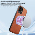 lthmy for Infinix Note 50 4G Supports Magnetic Wireless Charging Casing Matte Leather Phone Case Shockproof Protection Cases Armor Bracket Back Cover.