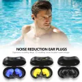Homestar 1 Pair Diving Water Sports Swimming Accessories With Collection Box Soft Waterproof Earplugs Dust-Proof Ear Silicone Sport Plugs. 