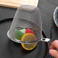 Stainless Steel Food Colander Filter Basket Hot Pot Noodle Vegetable Dumplings Separator Frying Pan Strainer.