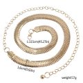 Fashion Women Belt Simple Chain Lady High Waist Gold Belts Waistband For Girls Party Jewelry Dress Metal Chain Belt GM133. 