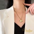 UNIQUE Simple INS Ladies Pendant Necklace Korean Style HOT Rantai Leher Kalung Loket Sale Jewelry Set Accessories Gift. 