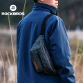 ROCKBROS Cycling Bag 1.5L Capacity Light Weight Chest Pack Adjustable Straps Multi-function Waist Packs Outdoor Bike Accessories. 