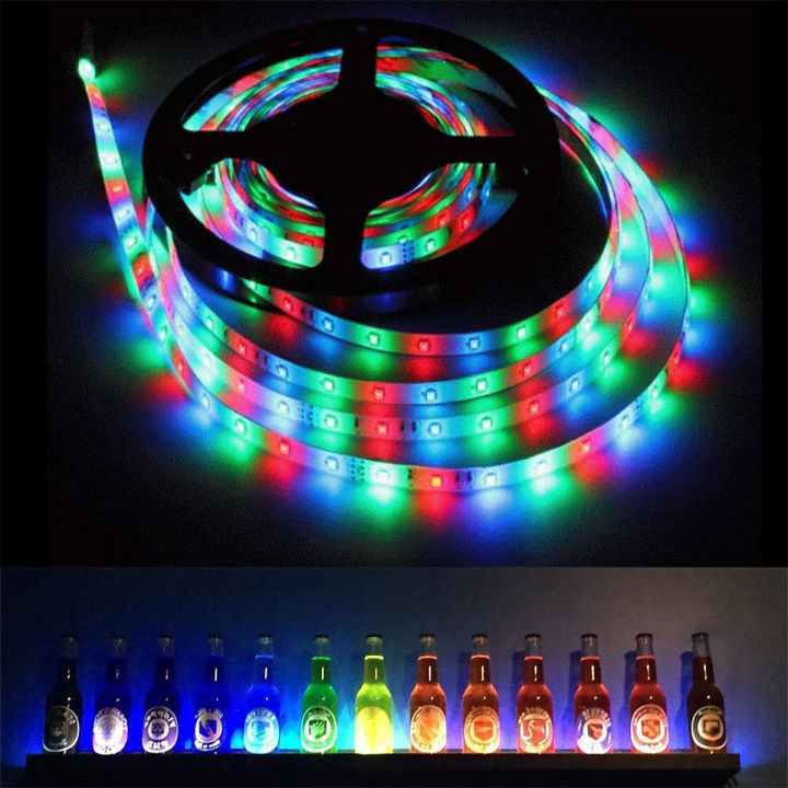 5m 10m Best USB LED Strip Lights IP65 5050 RGB TV LED Strip With Remote Controller Y - 5M 150 lights（US Plug)