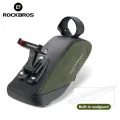 ROCKBROS Bicycle Tail Bag 0.4L Capacity Compact Quick Release Polyester with Fender Road Bike MTB Bike Accessories. 