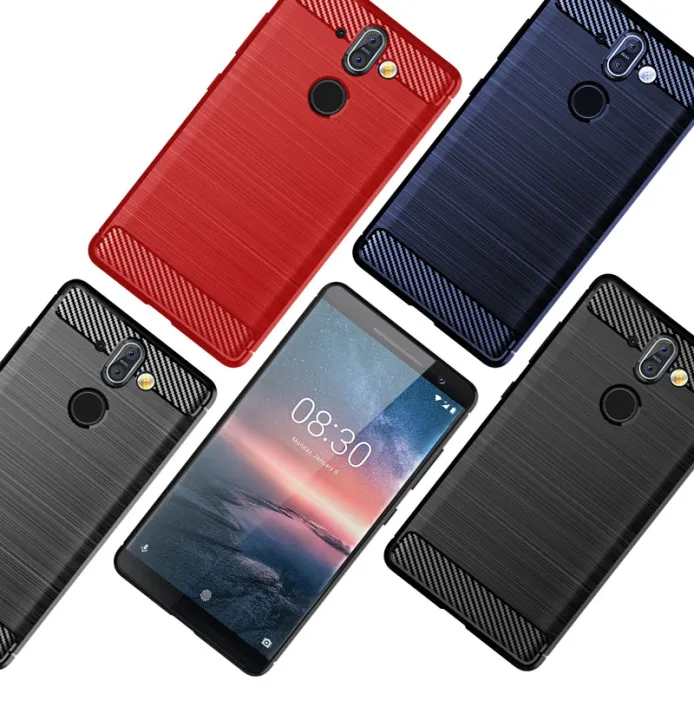 Case%20For%20Nokia%208%20Sirocco%20Back%20cover%20TPU%20soft%20shell%20brushed%20shock-absorbing%20phone%20case%20-%20Image%202