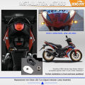 Universal Pairs Motorcycle Turn Signal Light LED Front LED Amber Indicators 12V Fit for HONDA VARIO150 Wave Alpha Winner Wave 125i RS150R BeAT. 