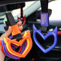 【Special Promotion】 Car Tow Tsurikawa JDM Bus Train Hook Cute Devil Shape Handle Strap Drift Universal Exterior Warning Hang Ring. 