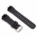Black replacement for G Shock DW 6900 DW 6600 GW 6900 G 6900 silicone wristband. 