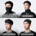 ROCKBROS Fleece Cycling Mask Autumn Winter Warm Windproof Lightweight High Elastic Unisex Riding Ski Outdoor Sports Equipment. 