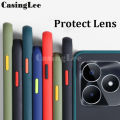 For Realme Note 60 Case Shockproof Scrub Matte Transparent Soft edge Silicone Frame Hard Clear Back Cover Realme Note 60 Back cover Phone cases.