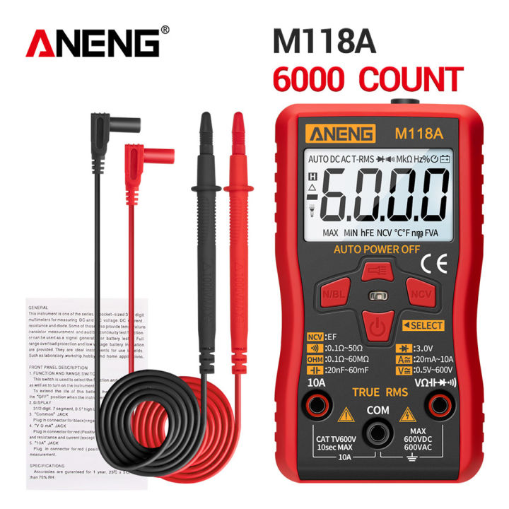 ANENG%20M118A%20Auto%20Ranging%20Digital%20Multimeter%20High-Accuracy%20TRMS%206000%20Counts%20Voltage%20Current%20Ohm%20Capacitance%20Diode%20Multi%20Tester%20-%20Image%2010