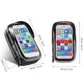 ROCKBROS Bicycle Bag 6 Inch Rainproof TPU Touch Screen Cell Bike Phone Bag Holder Cycling Handlebar Bags MTB Frame Pouch Case. 