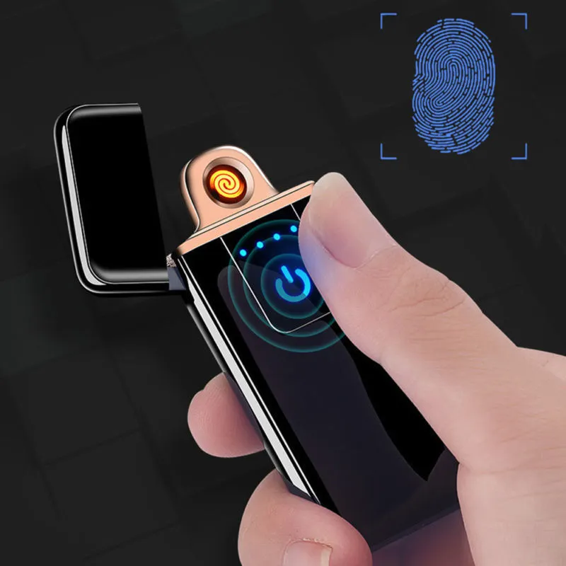 USB Electric Flameless Rechargeable Windproof Lighter