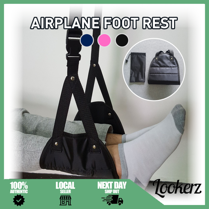 [MY] Travel Airplane Footrest Hammock/ Portable Foot Plane Bus Train ...