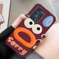 For MeiZu 18 Pro Back Cover Case Fashion Cartoon Mouth Soft Silicone Shockproof Camera Lens Protector Phone Cases. 