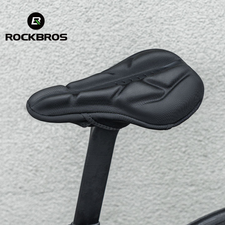 ROCKBROS Bicycle Saddle Cover Breathable Soft Memory Foam Cushion Bike Seat Cover Bike Accessories