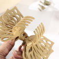 Korean Hollow Double Layer Butterfly Claw Simple Clip Ponytail Holder Fashion Hair Accessories for Woman.