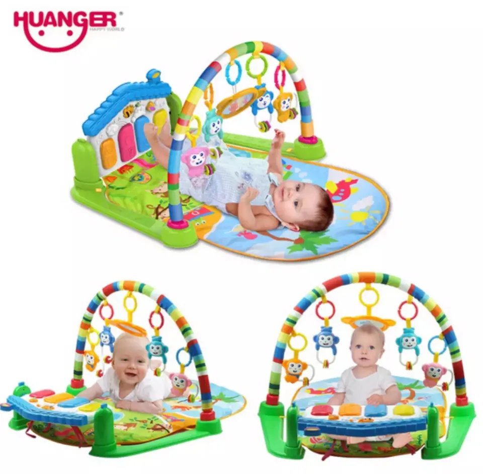 Huanger Baby Play Gym Piano Fitness Rack Mat KU3750 Daraz.lk