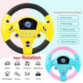 Readystock Music Car Steering Wheel Toy Early Educational Intelligent for Kids Children Simulator Stereng Mainan. 