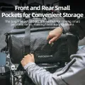 ROCKBROS Motorcycle Rear Seat Bag Waterproof 20-60L Big Capacity Reflective Design Travel Accessories. 