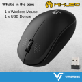 MIKUSO MOS W080 Purple Light Wireless USB Mouse Small Cute Colorful | Portable Office PC Laptop Mice Accessories Pink. 