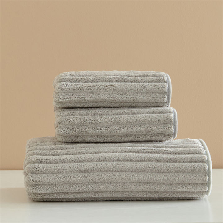 Dansunreve%20Bath%20Towel%2070x140cm%20Fleece%20Soft%20High%20Absorb%20Luxury%20Bath%20Towel%20Microfiber%20Face%20Towel%20and%20Bath%20Towel%20-%20Image%202