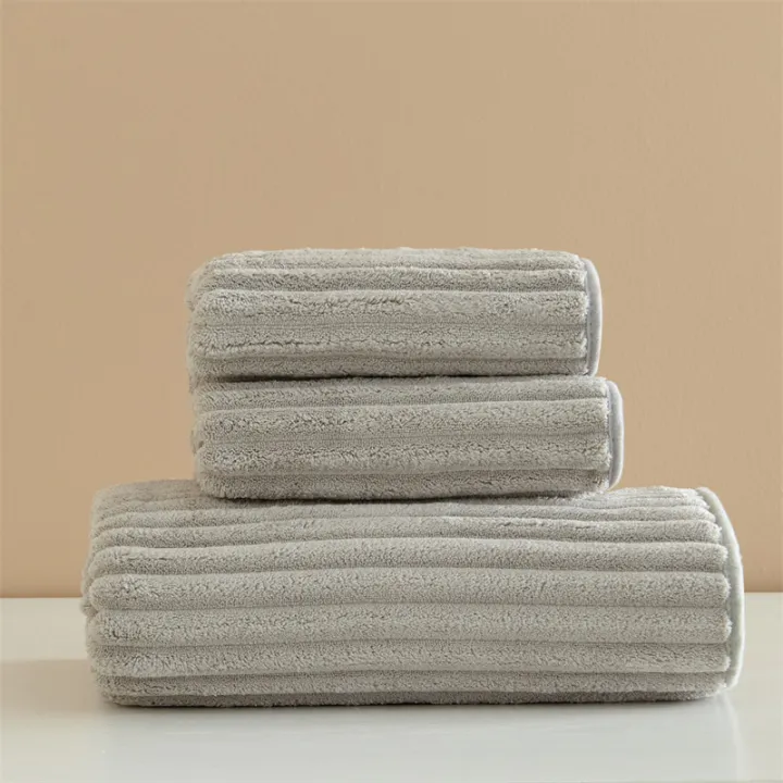 Dansunreve%20Bath%20Towel%2070x140cm%20Fleece%20Soft%20High%20Absorb%20Luxury%20Bath%20Towel%20Microfiber%20Face%20Towel%20and%20Bath%20Towel%20-%20Image%202