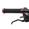 【】OUTERDO 2 New pcs Rubber handle for mountain bike handle Mountain Bicycle Cycling Lock-On Handlebar Grips Anti-skid Fit Mountain Bike / Electric Vehicles / Highway Car - Red. 