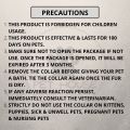 ADJUSTIBLE FLEA COLLAR LICE MITES COLAR PREVENTION AGAINST BOLEH LARAS. 