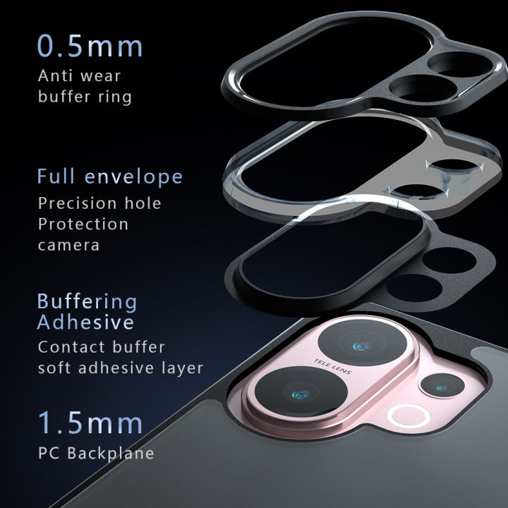 tzmar%20for%20Vivo%20X200%20Fe%20Casing%20Anti-Scratch%20Transparent%20Frosted%20Phone%20Case%20Armor%20Shockproof%20Protection%20Hard%20Anti%20Fingerprint%20Back%20Cover%20-%20Image%205
