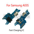 For Samsung A03 Core A03S A13 4G 5G Audio Jack Microphone Charge charging Port Board Flex With Fast Charging IC. 