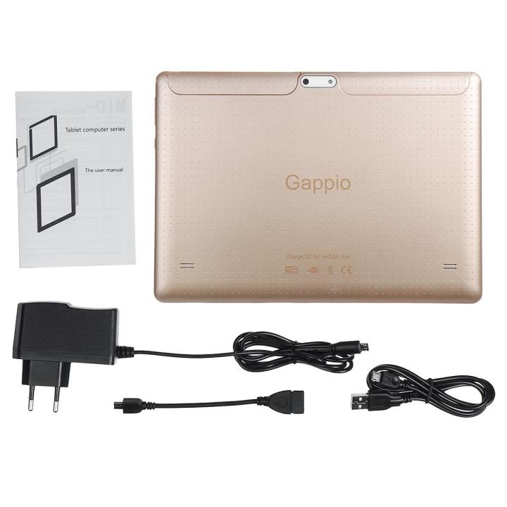 Gappio%2010.1''%20Tablet%20PC%201G+16GB%20Octa%20Core%20WIFI%206000mAh%20bluetooth%202%20SIM%20Card%20Android%206.0-Black/Gold/White%20-%20Image%205