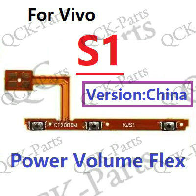 For Vivo S1 Pro S1Pro Power on / off Switch Button Key Volume Up Down ...