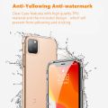 For Razer Phone 2 Flexible Clear Liquid Silicone Gel Anti Yellowing Back Cover with 4 Corners Protection Jelly Case. 