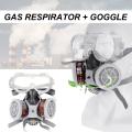 Protective Gas HOT SELL New Mask Safety Chemical Respirator & Eye Wear Google  Mask -. 