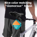 ROCKBROS Portable Bicycle Tail bag Convenient Lightweight Cute Saddle Rear Bag MTB Road Bike Big Capacity Saddle Shoulder Bag Cycling Equipment. 