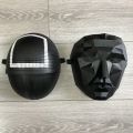 Squid Game Triangle Square Circle Cosplay Plastic Red Hood Man Headgear Halloween Party Costume Props. 