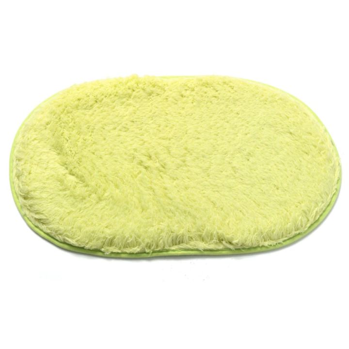 Absorbent%20Soft%20Bathroom%20Bedroom%20Floor%20Non-slip%20Mat%20Bath%20Shower%20Rug%20Plush-Light%20Green%20-%20Image%205