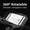 ROCKBROS Bicycle Bag 6 Inch Rainproof TPU Touch Screen Cell Bike Phone Bag Holder Cycling Handlebar Bags MTB Frame Pouch Case. 