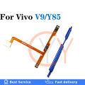 For VIVO V9 Y85 Back Home Button Fingerprint Scanner Sensor Return Key Volume Button Power Switch On Off Button Flex Cable. 
