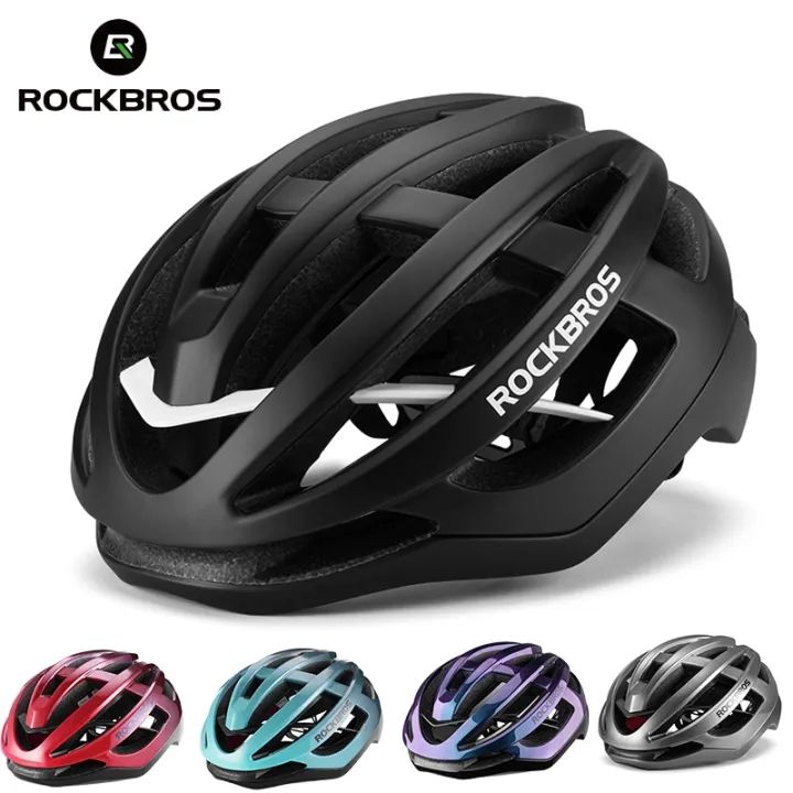 ROCKBROS Bicycle Helmet for Men Women Cycling Safety Aero Breathable Helmet Lightweight Integrally-molded MTB Road Bike Helmet for size 55-58cm/58-61cm/60-64cm