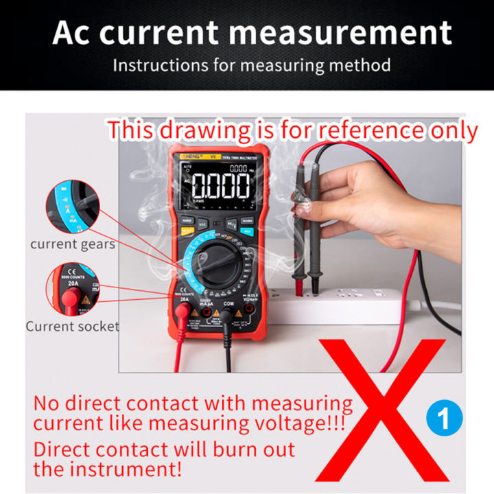 ANENG%20M118A%20Auto%20Ranging%20Digital%20Multimeter%20High-Accuracy%20TRMS%206000%20Counts%20Voltage%20Current%20Ohm%20Capacitance%20Diode%20Multi%20Tester%20-%20Image%208