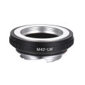 M42 -LM Camera Lens Adapter Ring Replacement for M42 Screw Mount Lens To Leica Camera M240 M240P M262 M3 M2 M1 M4 M5 M6 MP M7 M8 M9 M9-P M Monochrom M-E M M-P M10 M-A. 