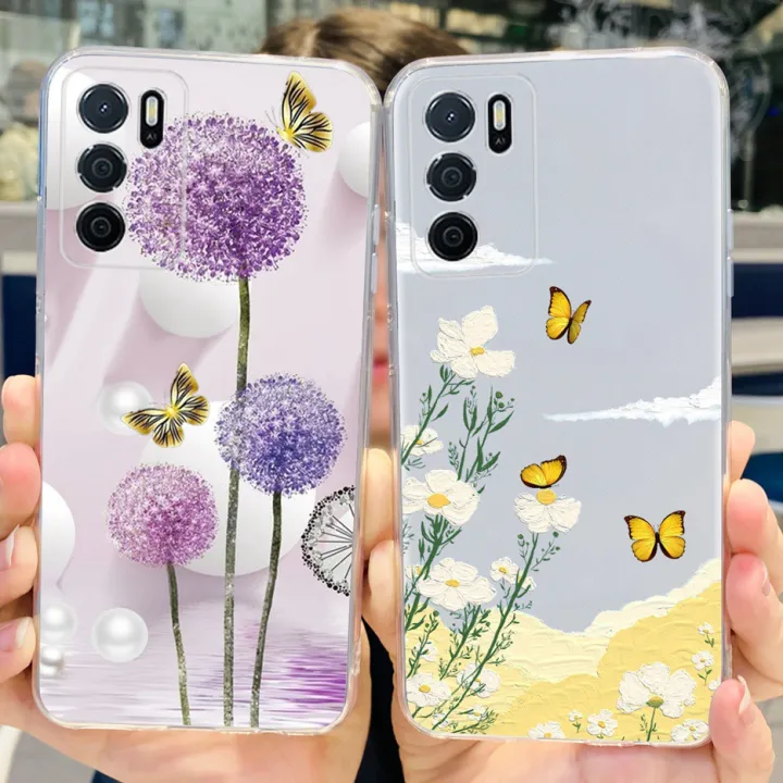 Opop%20/%20Colorful%20wers%20Painted%20Cover%20Soft%20Silicone%20Phone%20Case%20For%20Oppo%20A16%20A16s%20Casing%206.52''%20-%20Image%203