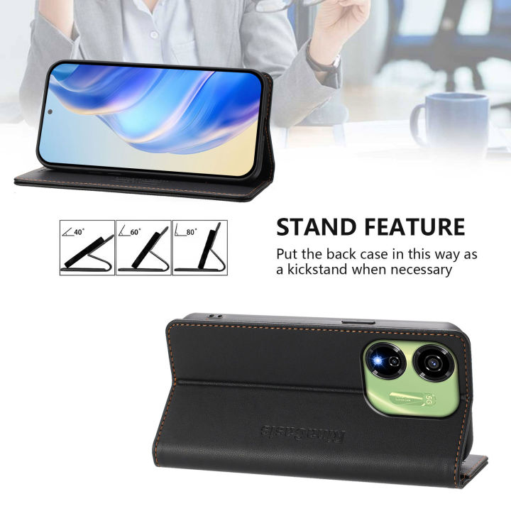 lthmy%20for%20itel%20P55%205G%20cover%20leather%20wallet%20flip%20cover%20with%20card%20holder%20kickstand%20magnetic%20closure%20phone%20case%20-%20Image%207