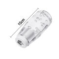 LED Light New RGB Shift Knob Stick Crystal Transparent Bubble Gear Shifter 10cm -. 