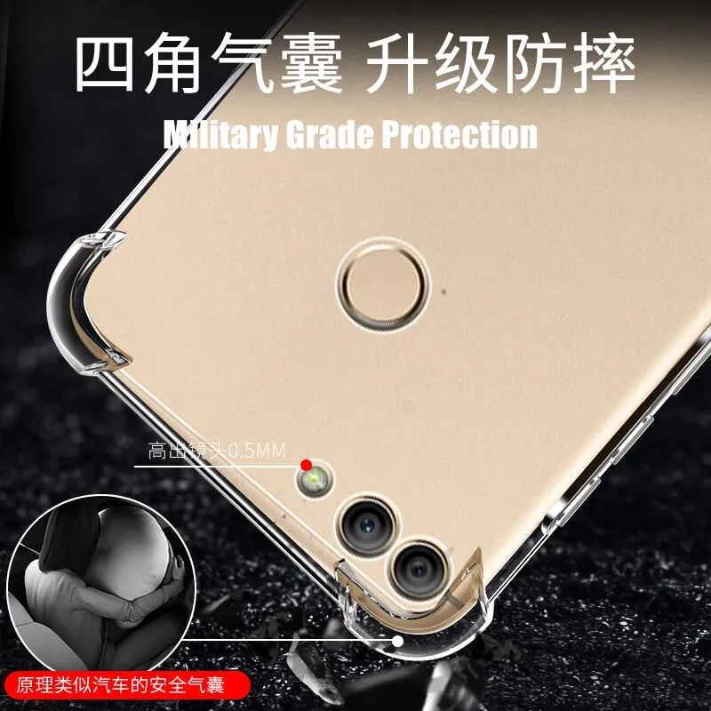 Cover Trasparente Slim Per Huawei Nova 2 Plus - Custodia In Silicone TPU Antiurto E Antigraffio, Design Amore Cielo Tramonto